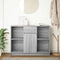 vidaXL - Dressoir - met - lade - 101x35x76 - cm - spaanplaat - grijs - Sonoma