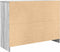 vidaXL - Dressoir - met - lade - 101x35x76 - cm - spaanplaat - grijs - Sonoma