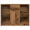vidaXL - Dressoir - met - lade - 101x35x76 - cm - spaanplaat - oud - hout