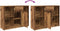 vidaXL - Dressoir - met - lade - 101x35x76 - cm - spaanplaat - oud - hout