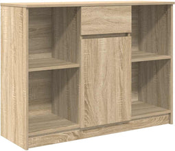 vidaXL - Dressoir - met - lade - 101x35x76 - cm - spaanplaat - sonoma - eikenkleurig