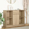 vidaXL - Dressoir - met - lade - 101x35x76 - cm - spaanplaat - sonoma - eikenkleurig