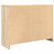vidaXL - Dressoir - met - lade - 101x35x76 - cm - spaanplaat - sonoma - eikenkleurig