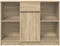 vidaXL - Dressoir - met - lade - 101x35x76 - cm - spaanplaat - sonoma - eikenkleurig