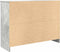 vidaXL - Dressoir - met - lade - 101x35x76 - cm - spaanplaat - betongrijs