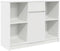 vidaXL - Dressoir - met - lade - 101x35x76 - cm - spaanplaat - wit