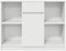 vidaXL - Dressoir - met - lade - 101x35x76 - cm - spaanplaat - wit