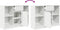 vidaXL - Dressoir - met - lade - 101x35x76 - cm - spaanplaat - wit