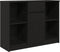vidaXL - Dressoir - met - lade - 101x35x76 - cm - spaanplaat - zwart - eikenkleurig