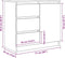 vidaXL - Dressoir - met - lade - 71x35x65 - cm - spaanplaat - bruin - eikenkleurig