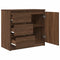 vidaXL - Dressoir - met - lade - 71x35x65 - cm - spaanplaat - bruin - eikenkleurig