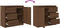 vidaXL - Dressoir - met - lade - 71x35x65 - cm - spaanplaat - bruin - eikenkleurig