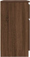 vidaXL - Dressoir - met - lade - 71x35x65 - cm - spaanplaat - bruin - eikenkleurig