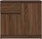 vidaXL - Dressoir - met - lade - 71x35x65 - cm - spaanplaat - bruin - eikenkleurig