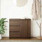 vidaXL - Dressoir - met - lade - 71x35x65 - cm - spaanplaat - bruin - eikenkleurig