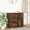 vidaXL - Dressoir - met - lade - 71x35x65 - cm - spaanplaat - gerookt - eikenkleurig