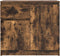 vidaXL - Dressoir - met - lade - 71x35x65 - cm - spaanplaat - gerookt - eikenkleurig