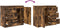 vidaXL - Dressoir - met - lade - 71x35x65 - cm - spaanplaat - gerookt - eikenkleurig