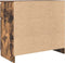 vidaXL - Dressoir - met - lade - 71x35x65 - cm - spaanplaat - gerookt - eikenkleurig