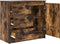 vidaXL - Dressoir - met - lade - 71x35x65 - cm - spaanplaat - gerookt - eikenkleurig