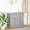 vidaXL - Dressoir - met - lade - 71x35x65 - cm - spaanplaat - grijs - Sonoma