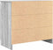 vidaXL - Dressoir - met - lade - 71x35x65 - cm - spaanplaat - grijs - Sonoma
