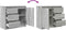 vidaXL - Dressoir - met - lade - 71x35x65 - cm - spaanplaat - grijs - Sonoma