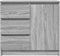 vidaXL - Dressoir - met - lade - 71x35x65 - cm - spaanplaat - grijs - Sonoma