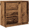 vidaXL - Dressoir - met - lade - 71x35x65 - cm - spaanplaat - oud - hout