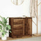 vidaXL - Dressoir - met - lade - 71x35x65 - cm - spaanplaat - oud - hout