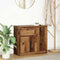 vidaXL - Dressoir - met - lade - 71x35x65 - cm - spaanplaat - oud - hout