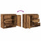 vidaXL - Dressoir - met - lade - 71x35x65 - cm - spaanplaat - oud - hout