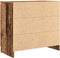 vidaXL - Dressoir - met - lade - 71x35x65 - cm - spaanplaat - oud - hout