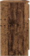 vidaXL - Dressoir - met - lade - 71x35x65 - cm - spaanplaat - oud - hout