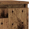 vidaXL - Dressoir - met - lade - 71x35x65 - cm - spaanplaat - oud - hout