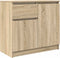 vidaXL - Dressoir - met - lade - 71x35x65 - cm - spaanplaat - sonoma - eikenkleurig