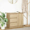 vidaXL - Dressoir - met - lade - 71x35x65 - cm - spaanplaat - sonoma - eikenkleurig