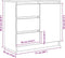 vidaXL - Dressoir - met - lade - 71x35x65 - cm - spaanplaat - sonoma - eikenkleurig
