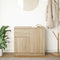 vidaXL - Dressoir - met - lade - 71x35x65 - cm - spaanplaat - sonoma - eikenkleurig