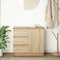 vidaXL - Dressoir - met - lade - 71x35x65 - cm - spaanplaat - sonoma - eikenkleurig