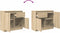 vidaXL - Dressoir - met - lade - 71x35x65 - cm - spaanplaat - sonoma - eikenkleurig