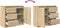 vidaXL - Dressoir - met - lade - 71x35x65 - cm - spaanplaat - sonoma - eikenkleurig
