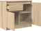 vidaXL - Dressoir - met - lade - 71x35x65 - cm - spaanplaat - sonoma - eikenkleurig