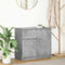vidaXL - Dressoir - met - lade - 71x35x65 - cm - spaanplaat - betongrijs