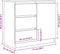 vidaXL - Dressoir - met - lade - 71x35x65 - cm - spaanplaat - betongrijs