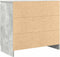 vidaXL - Dressoir - met - lade - 71x35x65 - cm - spaanplaat - betongrijs