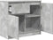 vidaXL - Dressoir - met - lade - 71x35x65 - cm - spaanplaat - betongrijs