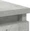 vidaXL - Dressoir - met - lade - 71x35x65 - cm - spaanplaat - betongrijs