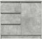 vidaXL - Dressoir - met - lade - 71x35x65 - cm - spaanplaat - betongrijs