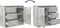 vidaXL - Dressoir - met - lade - 71x35x65 - cm - spaanplaat - betongrijs
